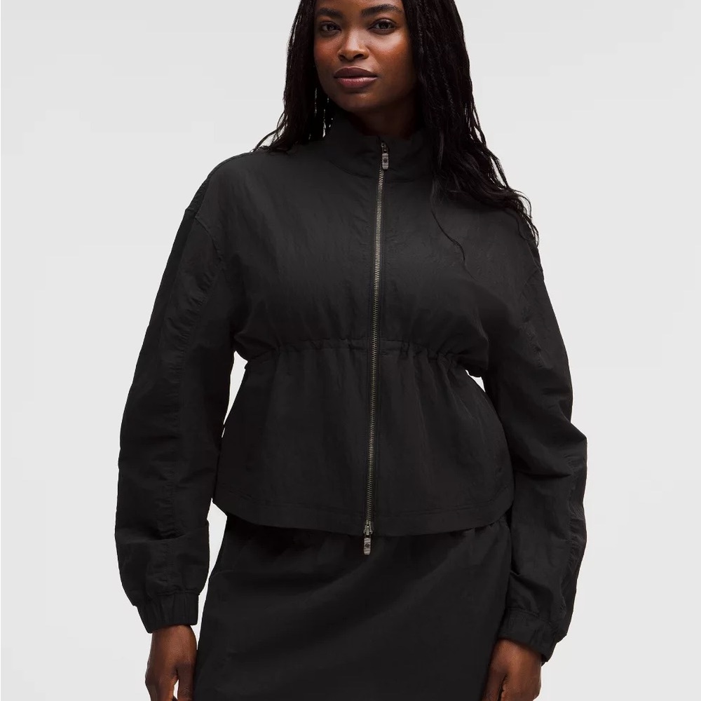 Lululemon Athletica Crinkle Nylon Cinch Jacket